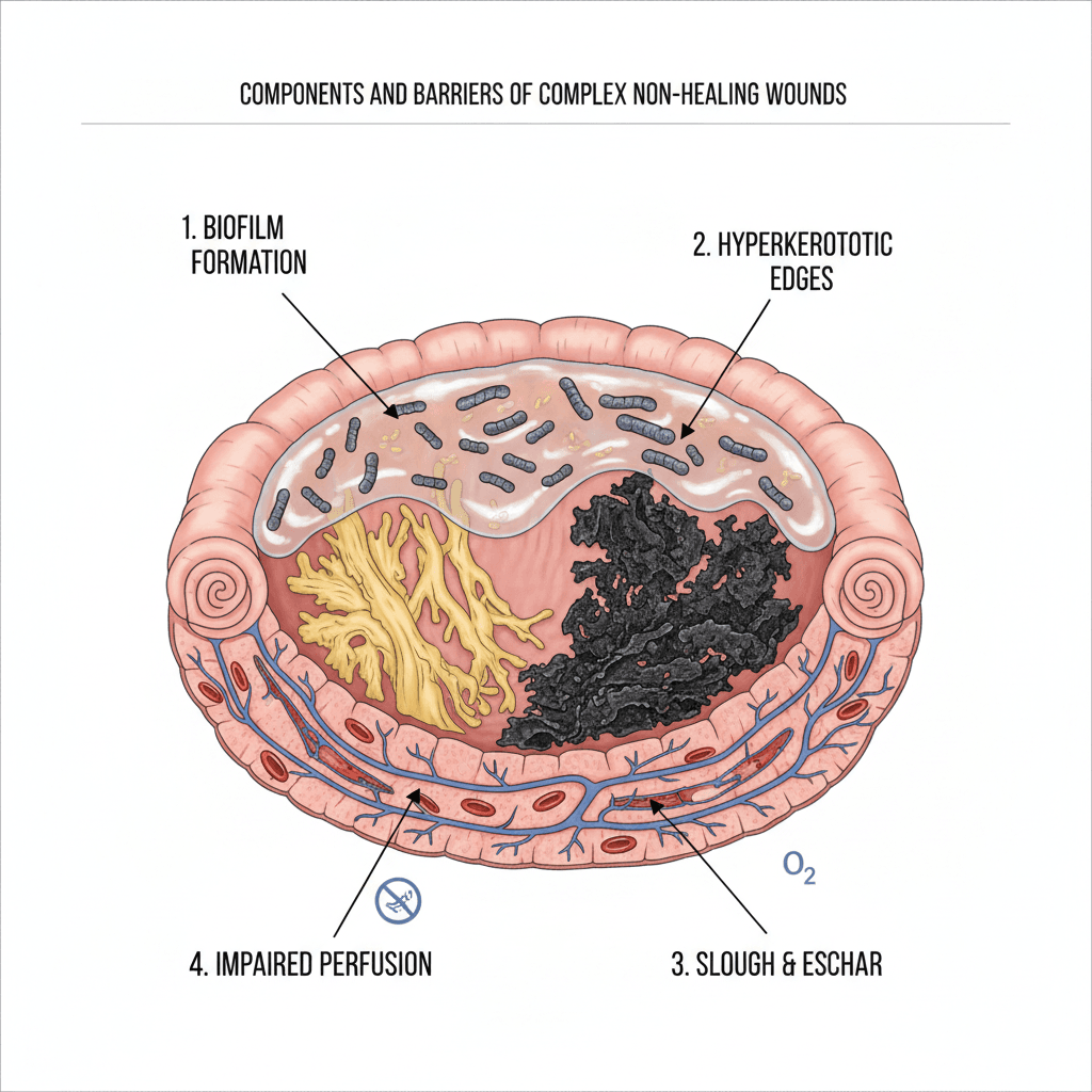 Complex Non-Healing Wounds diagram